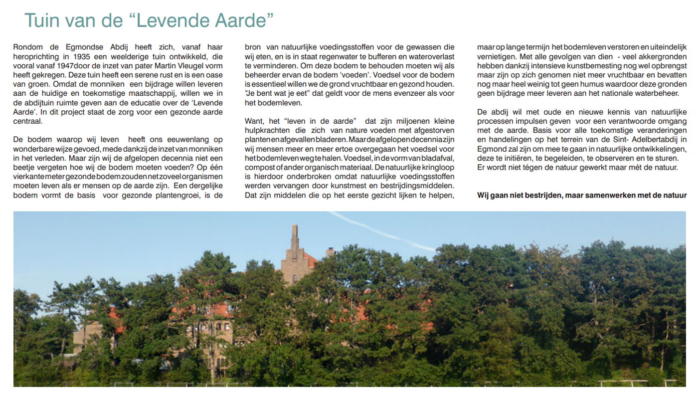 Project Levende Aarde Algemene informatie