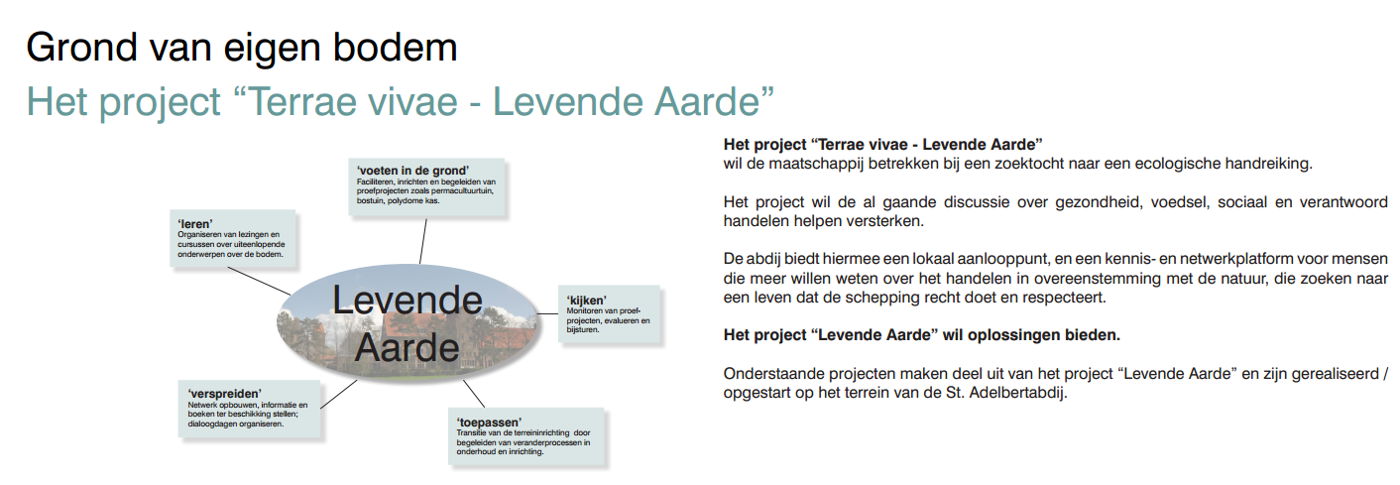 Project Levende Aarde Algemene informatie